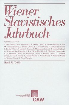 Wiener Slavistisches Jahrbuch / Wiener Slavistisches Jahrbuch Band 56/2010