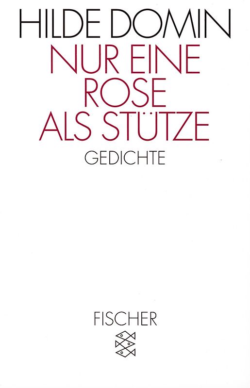 Nur eine Rose als Stütze