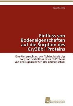 Einfluss von Bodeneigenschaften auf die Sorption des Cry3Bb1 Proteins