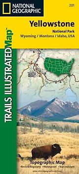 Yellowstone Nationalpark, WY/MT-CO. 1:168500 + 1:83300