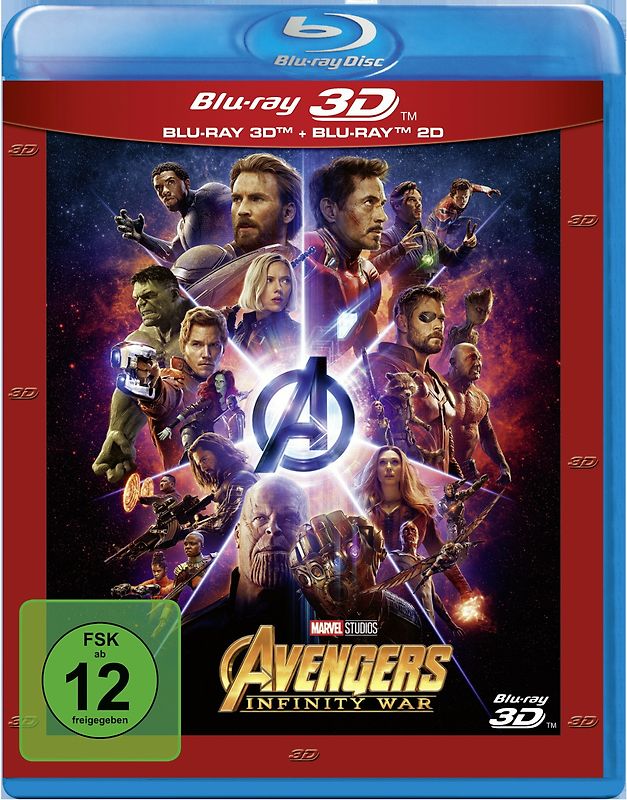 Avengers: Infinity War 3D [inkl. Blu-ray] 3D Blu-ray Disc