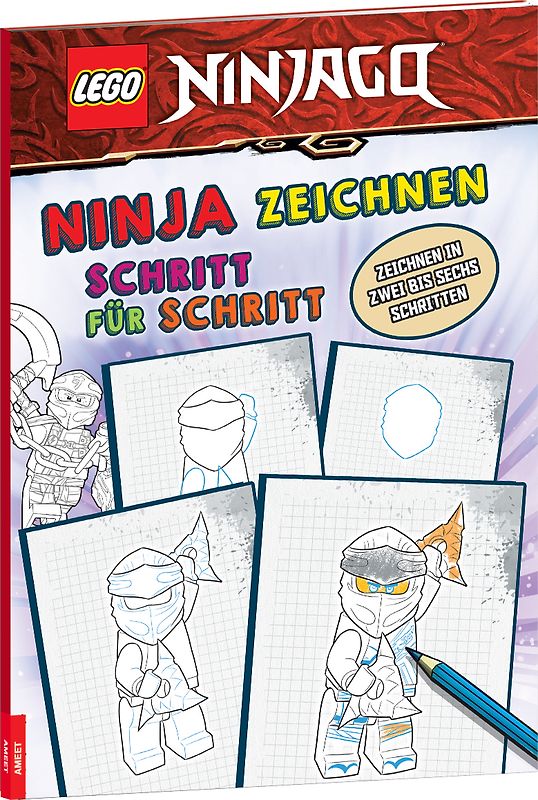 LEGO® NINJAGO® – Ninja zeichnen Schritt für Schritt