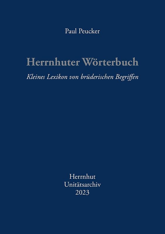 Herrnhuter Wörterbuch