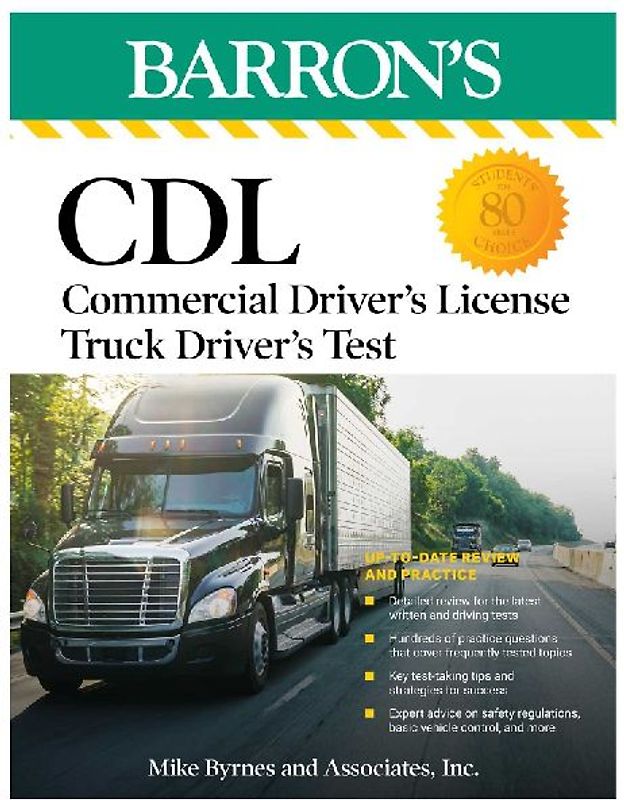 CDL: Commercial Driver's License Truck Driver's Test, Fifth Edition: Comprehensive Subject Review + Practice