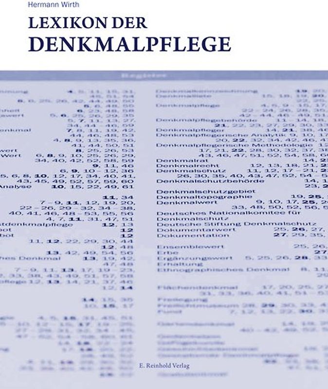 Lexikon der Denkmalpflege