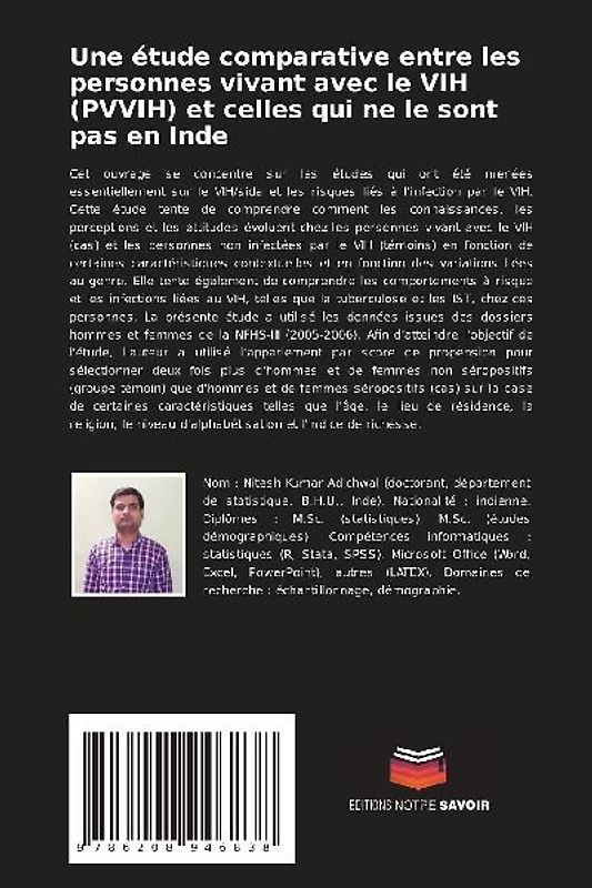 Une étude comparative entre les personnes vivant avec le VIH (PVVIH) et celles qui ne le sont pas en Inde