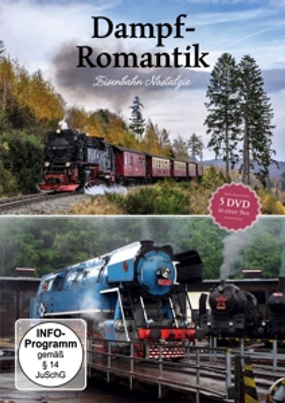 Dampf-Romantik: Eisenbahn Nostalgie (5 DVD) DVD