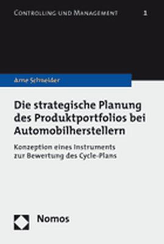 Die strategische Planung des Produktportfolios bei Automobilherstellern