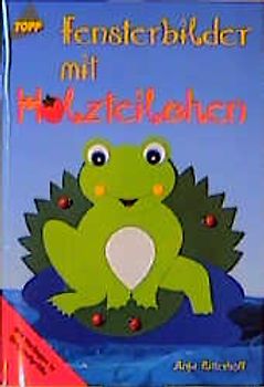 Fensterbilder mit Holzteilchen