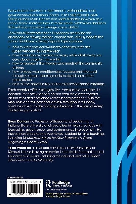 The School Board Member's Guidebook