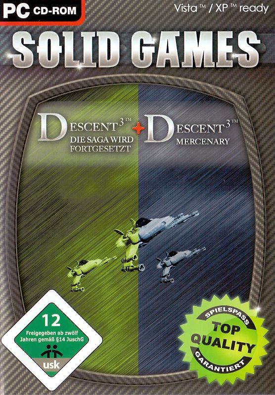 Solid Games: Descent 3 / Descent 3 - Mercenary [3 CD-Roms] PC Spiele