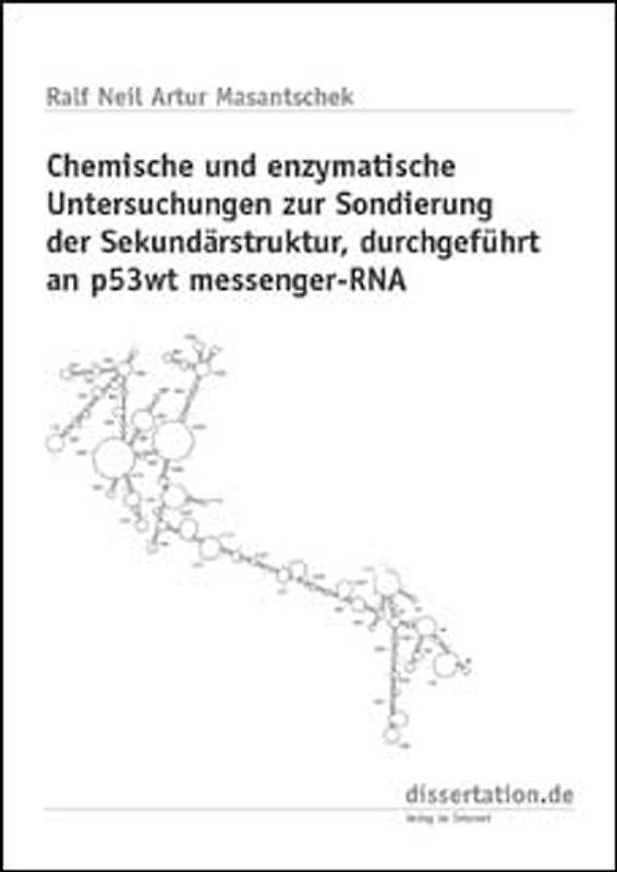 Chemische und enzymatische Untersuchungen zur Sondierung der Sekundärstruktur, durchgeführt an P53WT Messenger-RNA