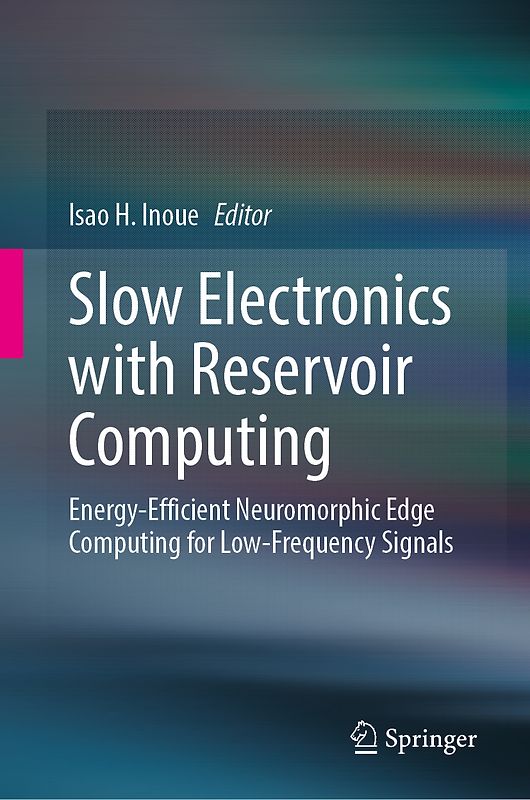 Slow Electronics with Reservoir Computing