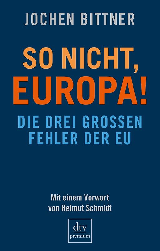 So nicht, Europa!