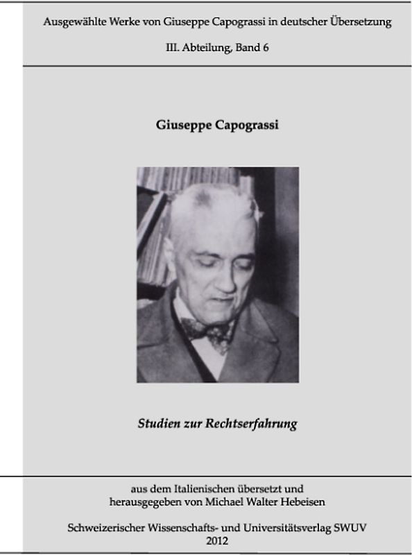 Capograssi-Edition Bd. 6