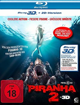 Piranha 2 (Blu-ray 3D) Blu-ray Disc