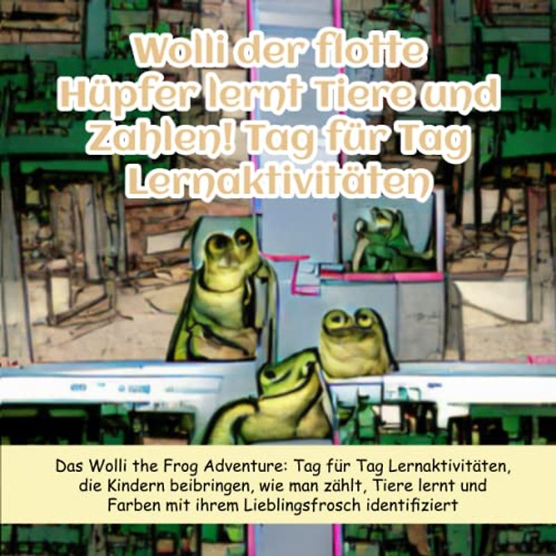 Wolli der flotte Hüpfer lernt Tiere und Zahlen Tag für Tag Lernaktivitäten: The Great Wolli the Frog Adventure: Tag für Tag Lernaktivitäten, die ... mit ihrem Lieblingsfrosch identifiziert