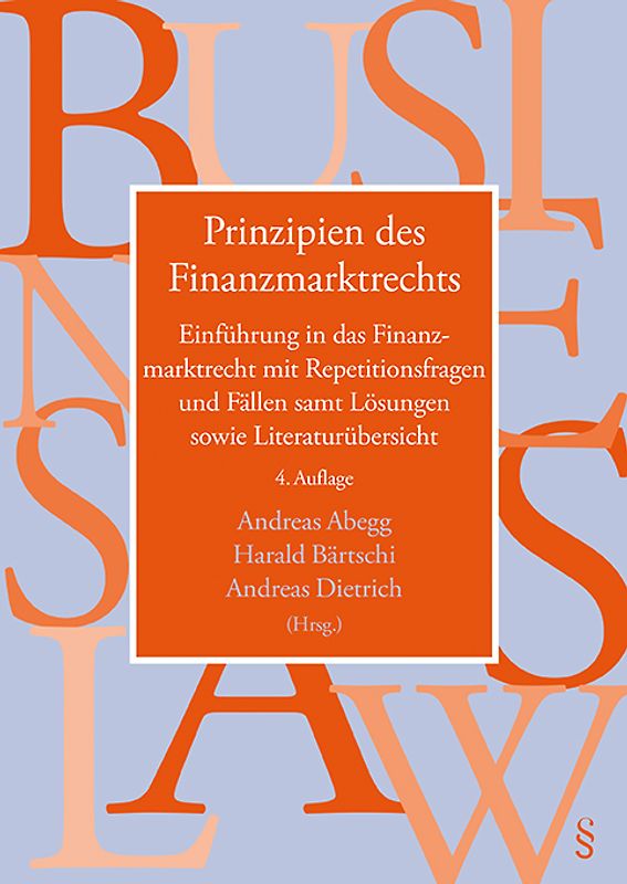 Prinzipien des Finanzmarktrechts