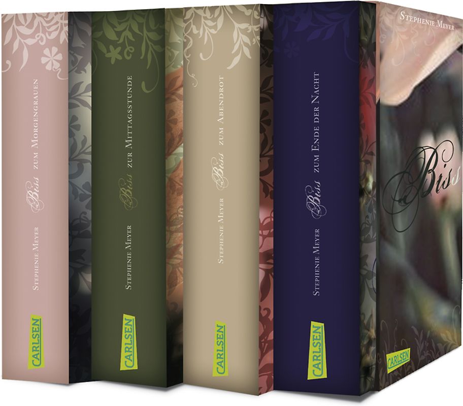 Bella und Edward: Biss 1-4 im TB-Schuber