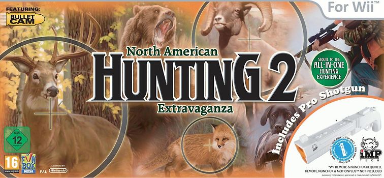 North American Hunting  2: Extravaganza [Combo Pack inkl. Gun] Nintendo Wii