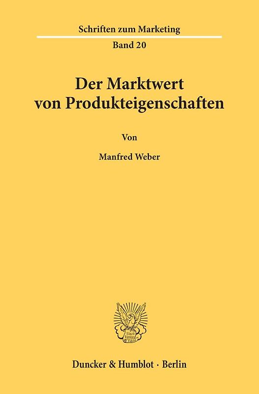 Der Marktwert von Produkteigenschaften.
