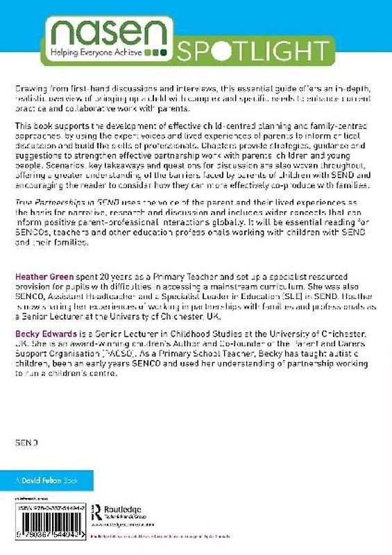 True Partnerships in SEND