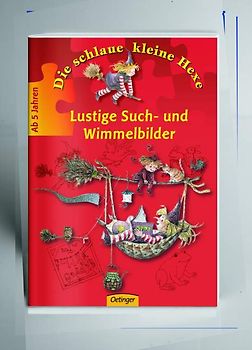 Die schlaue kleine Hexe. Lustige Such- und Wimmelbilder. Beschäftigungsheft
