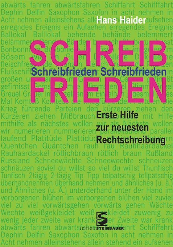 Schreibfrieden