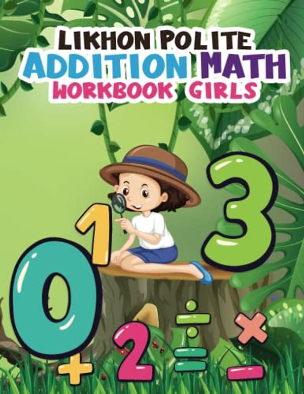 Likhon Polite Addition Math Workbook Girls