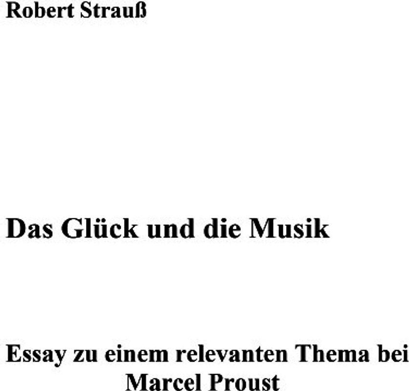 Das Glück und die Musik