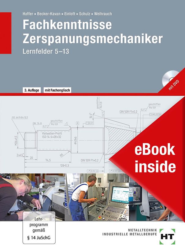 eBook inside: Buch und eBook Fachkenntnisse Zerspanungsmechaniker
