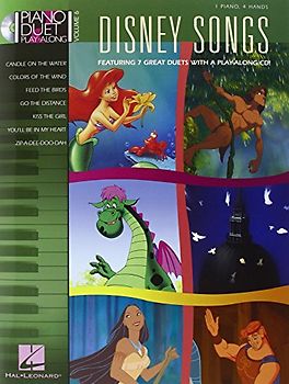 Disney Songs [With CD]: v. 6 (Piano Duet Play-Along (Hal Leonard))