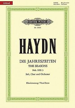 Die Jahreszeiten Hob. XXI: 3 / URTEXT: Oratorium für 3 Solostimmen, Chor und Orchester / Klavierauszug - Haydn, Joseph