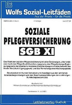 Soziale Pflegeversicherung – SGB XI