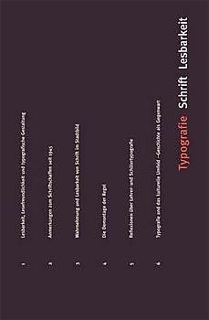 Typografie, Schrift, Lesbarkeit