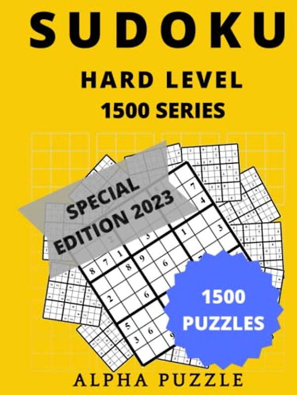 SUDOKU HARD LEVEL: 1500 SERIES