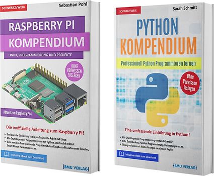 Raspberry Pi Kompendium + Python Kompendium (Taschenbuch)
