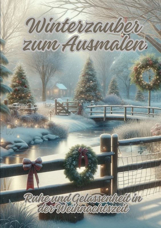 Winterzauber zum Ausmalen