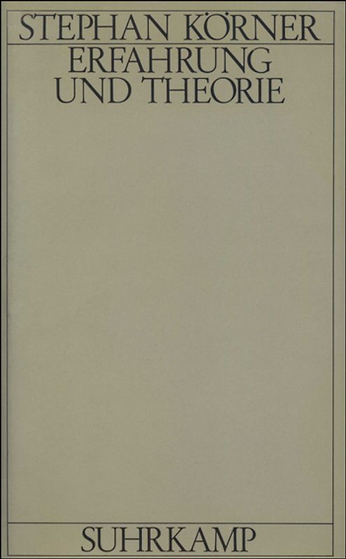 Erfahrung und Theorie
