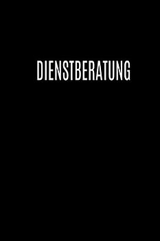 Dienstberatung: Merkbuch für 24 Beratungen mit TOP, Zielsetzungen, Plänen und Notizen auf 120 Seiten / A5