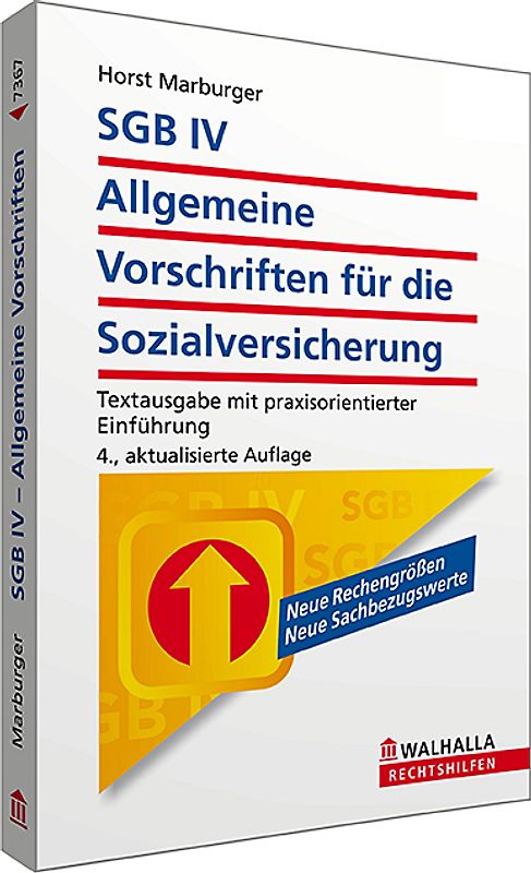 SGB IV - Allgemeine Vorschriften für die Sozialversicherung