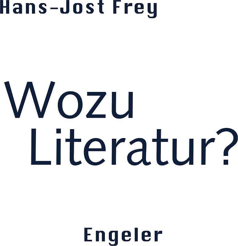 Wozu Literatur?