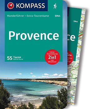 KOMPASS Wanderführer Provence, 55 Touren mit Extra-Tourenkarte