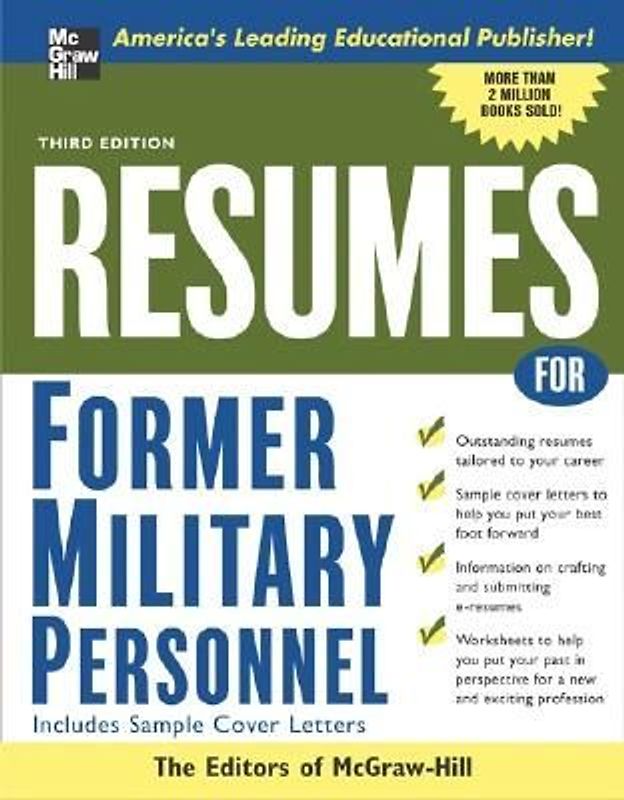 Resumes for Former Military Personnel