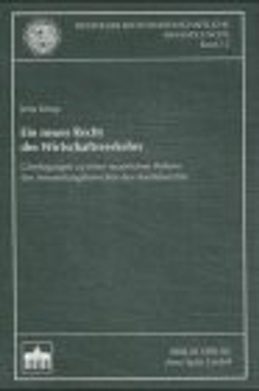 Ein neues Recht des Wirtschaftsverkehrs