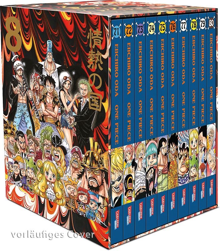 One Piece Sammelschuber 8: Dressrosa (inklusive Band 71-80)