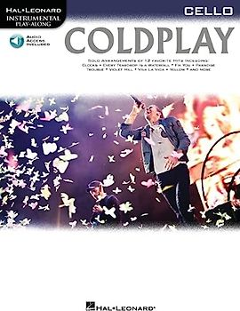Instrumental Play-Along: Coldplay (Cello): Play-Along, CD für Cello: Play Along Cello (Hal-leonard Instrumental Play-along)