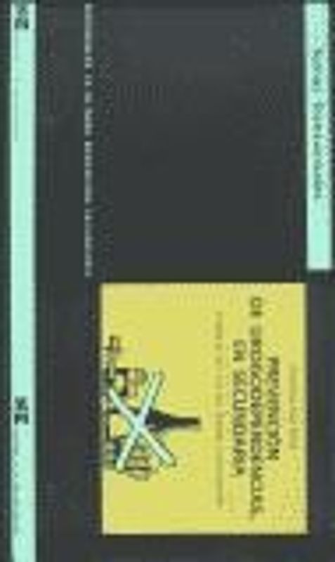 Prevención de drogodependencias en Secundaria : integración en áreas curriculares