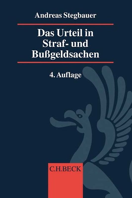 Das Urteil in Straf- und Bußgeldsachen
