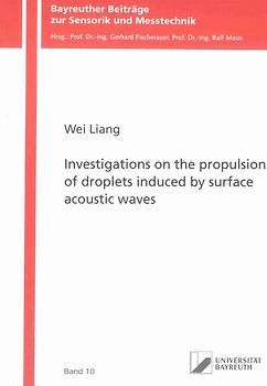 Investigations on the propulsion of droplets induced by surface acoustic waves